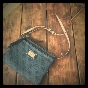 Guess cross body black bag
